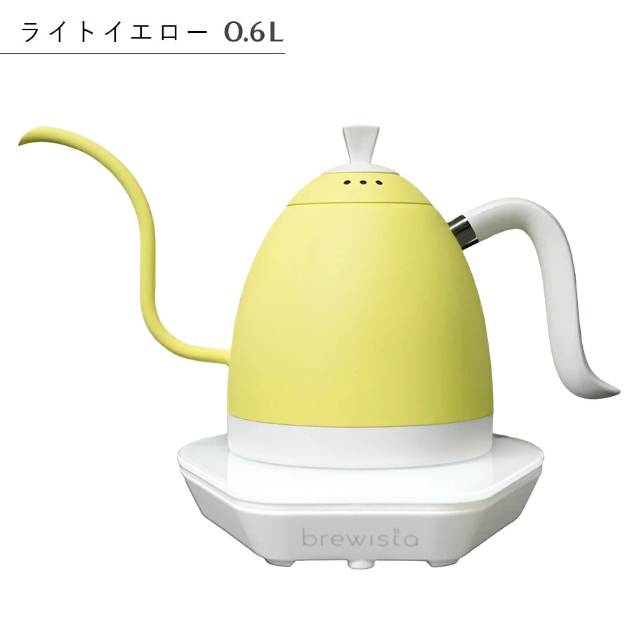 【世界のバリスタが愛用するケトル】brewista 0.6L ステンレススチール 電気ケトル