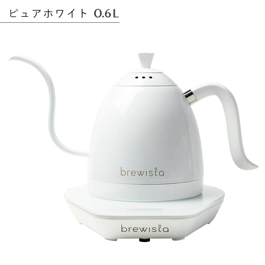 【世界のバリスタが愛用するケトル】brewista 0.6L ステンレススチール 電気ケトル